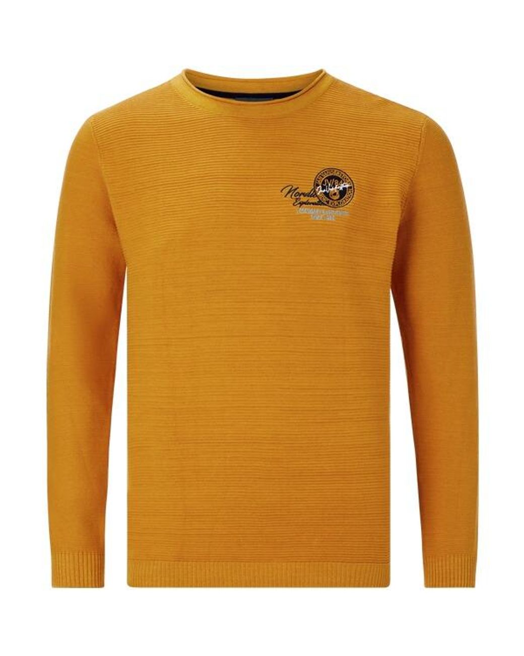Jan Vanderstorm Pullover Trygve in Orange für Herren