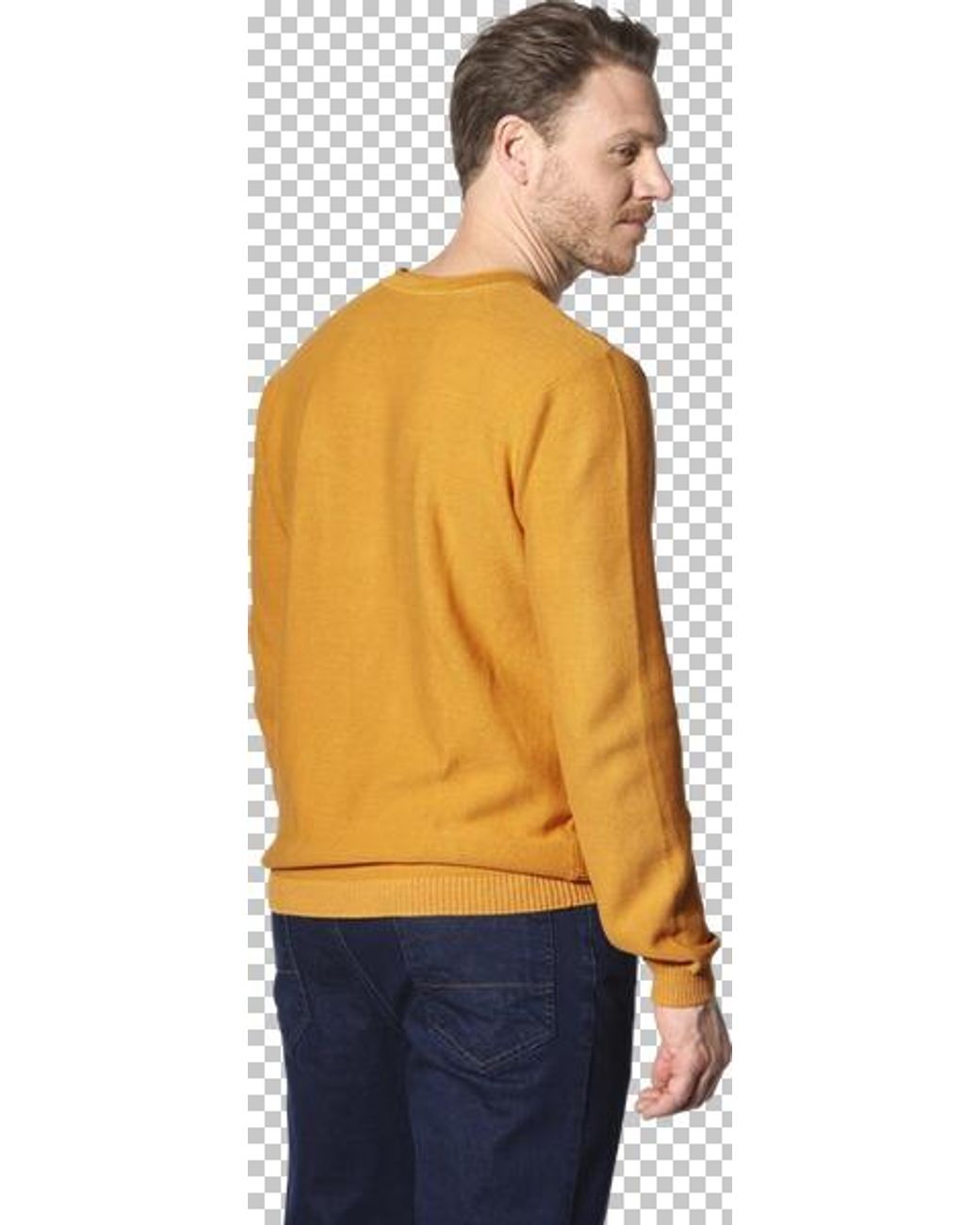 Jan Vanderstorm Pullover Trygve in Orange für Herren