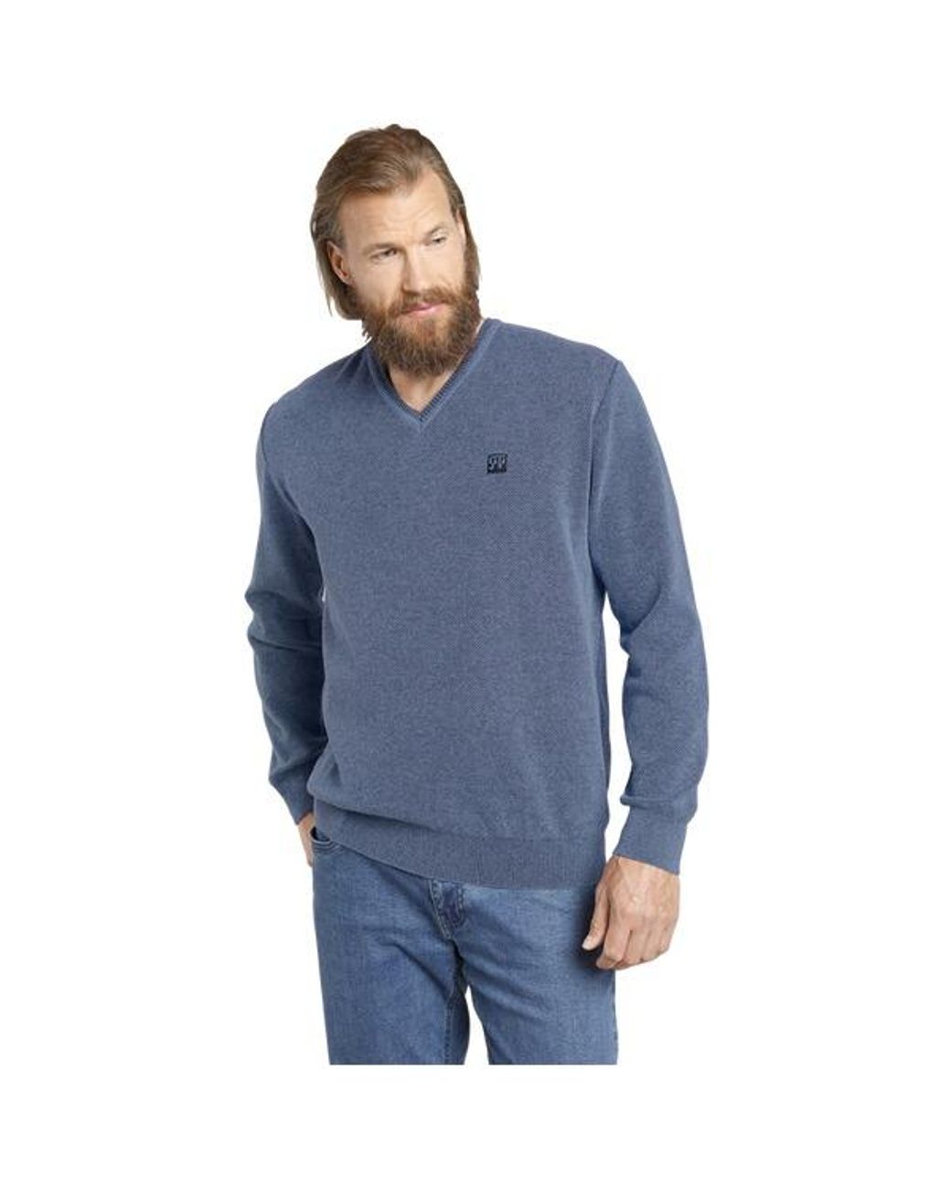Jan Vanderstorm Pullover Keimo in Blue für Herren