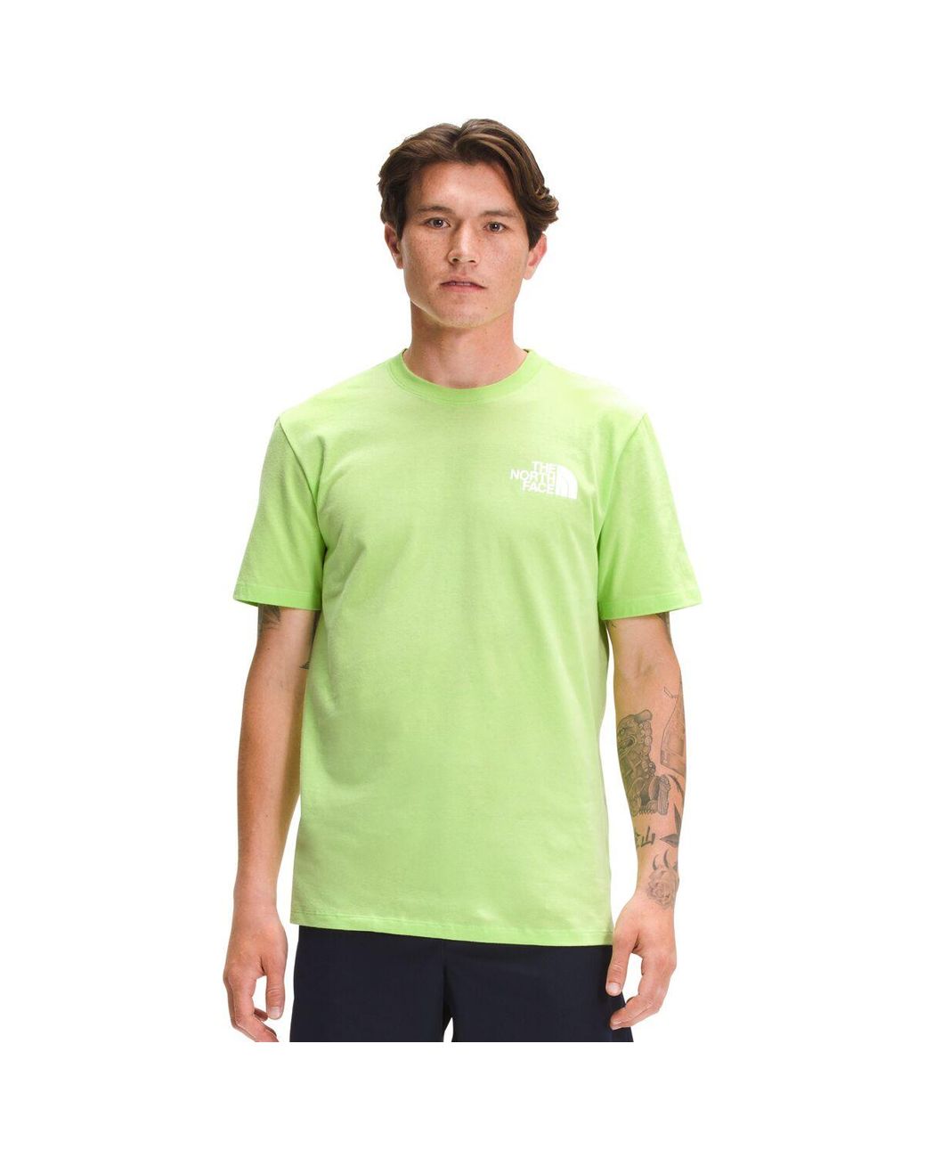The North Face Cotton Box Nse Short-sleeve T-shirt in Green for Men | Lyst