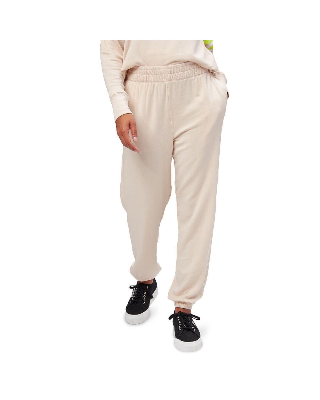 Sundry Ruched Waist Sweatpant in 