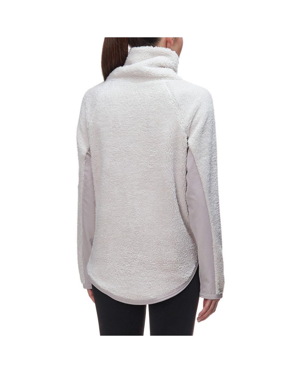 Nike Long-sleeve Sherpa Fleece Pullover Top | Lyst