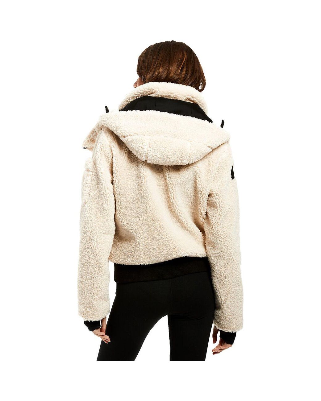 Sam. Nala Sherpa Jacket in Natural | Lyst
