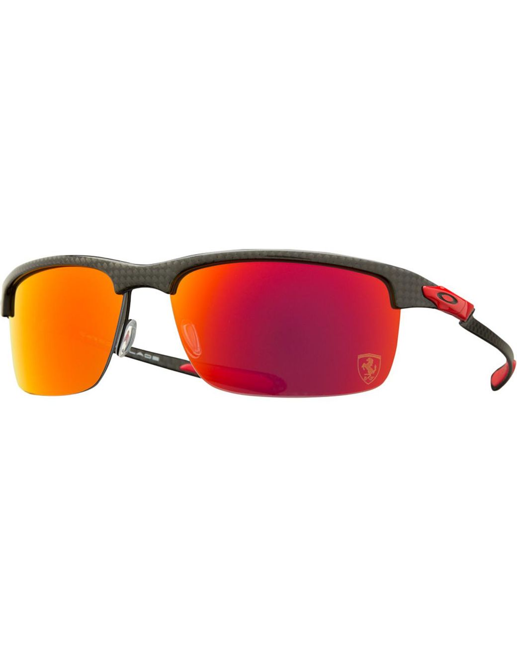 Oakley Limited Edition Ferrari Carbon Blade Polarized Sunglasses in Red for  Men | Lyst