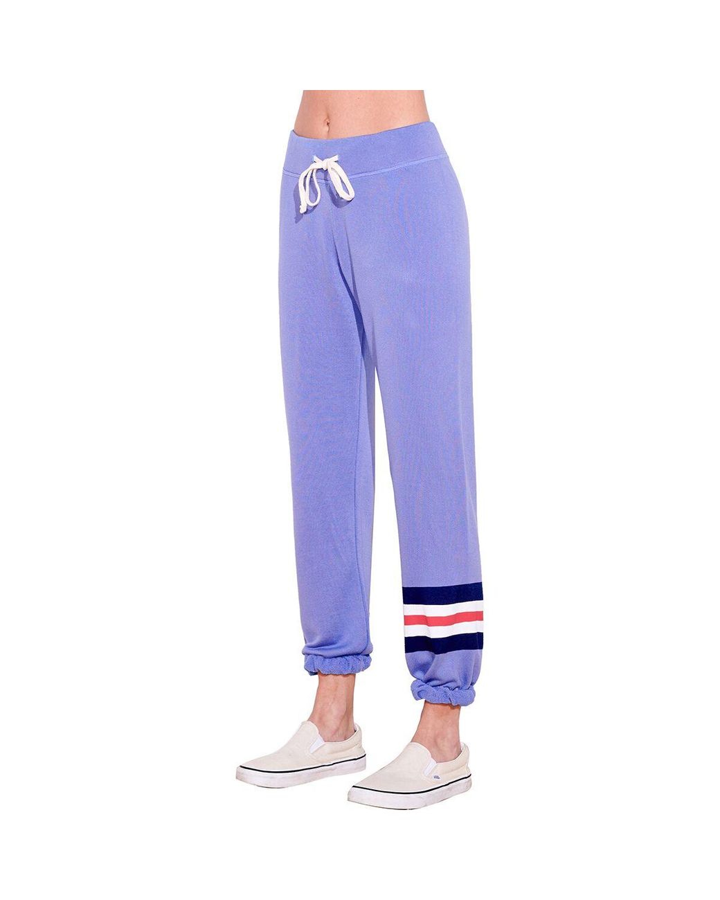 Sundry 3 Color Stripe Sweatpant in Blue | Lyst