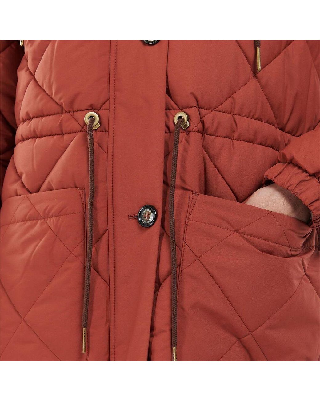 Barbour Orinsay Quilt Jacket in Red | Lyst