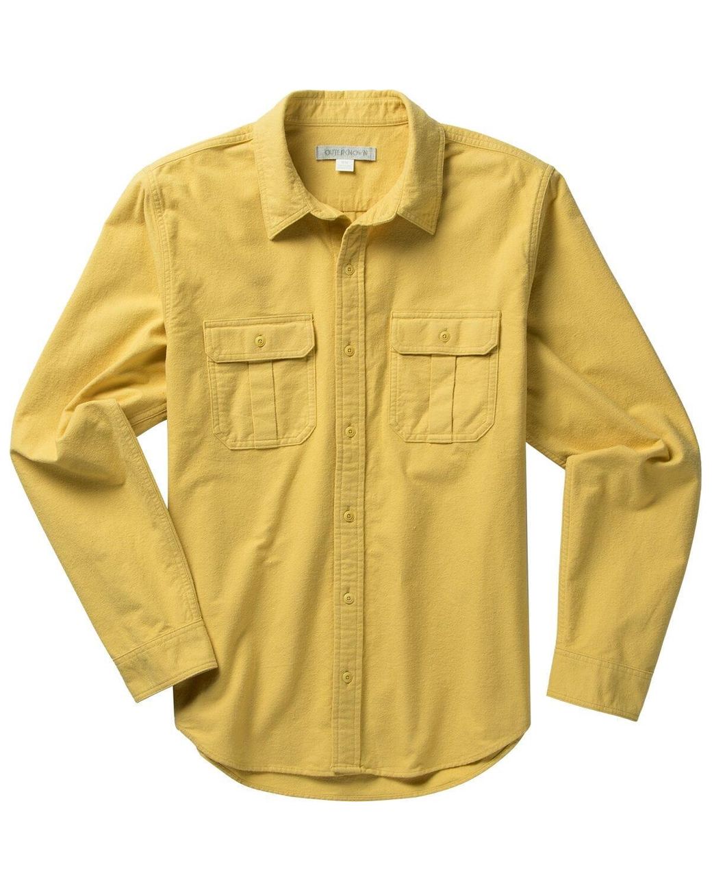 Outerknown Offshore Chamois Shirt in Yellow for Men | Lyst