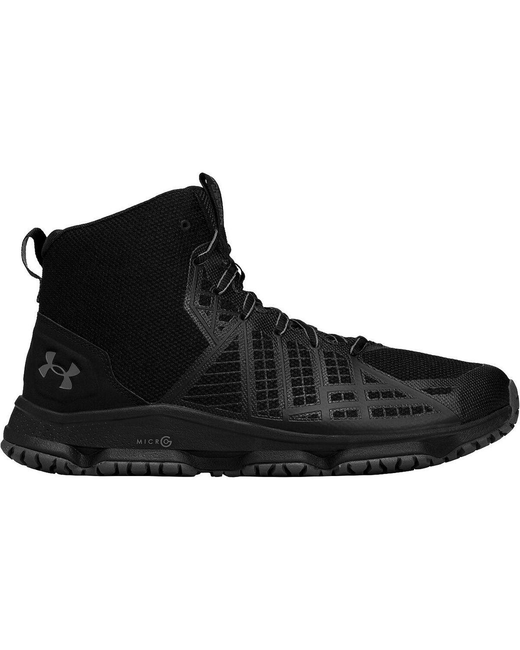 Under Armour Micro G Strikefast Mid Boot in Black for Men | Lyst