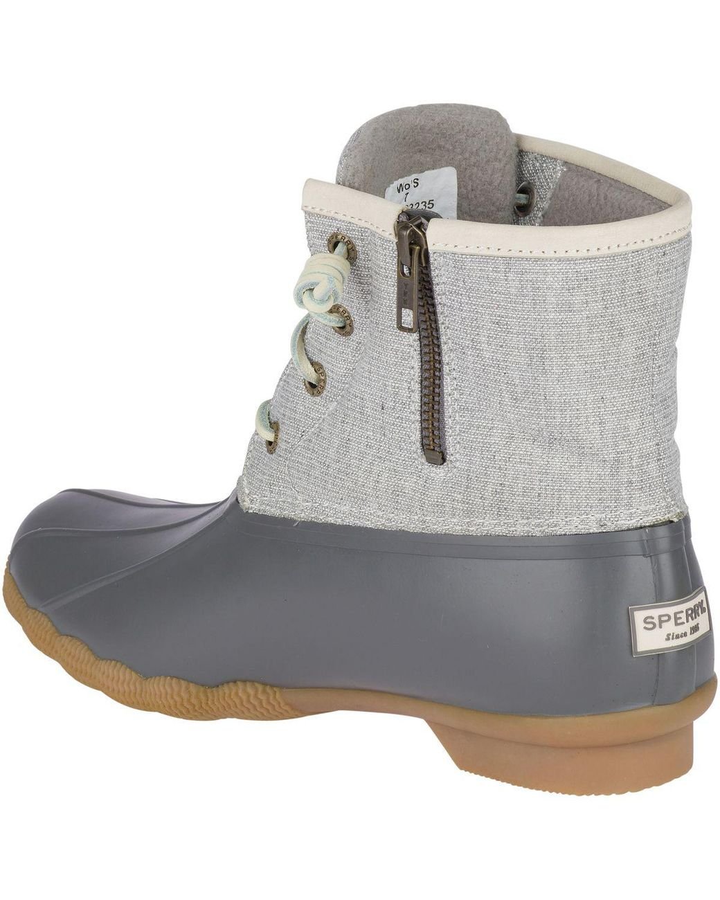 Sperry saltwater shop gray