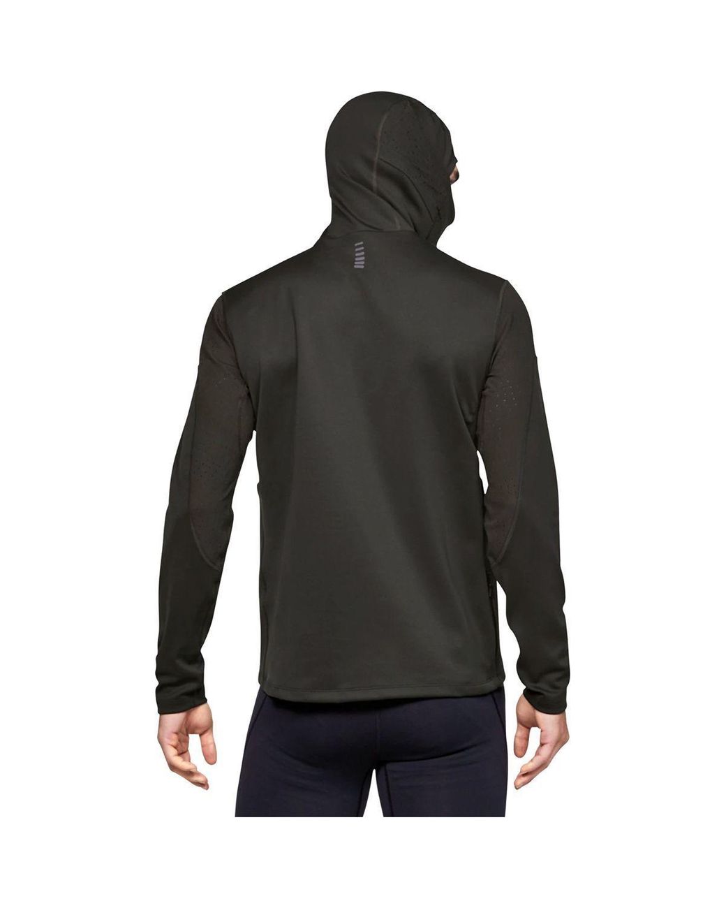 Under Armour Qualifier Coldgear Balaclava Hoodie in Green for Men