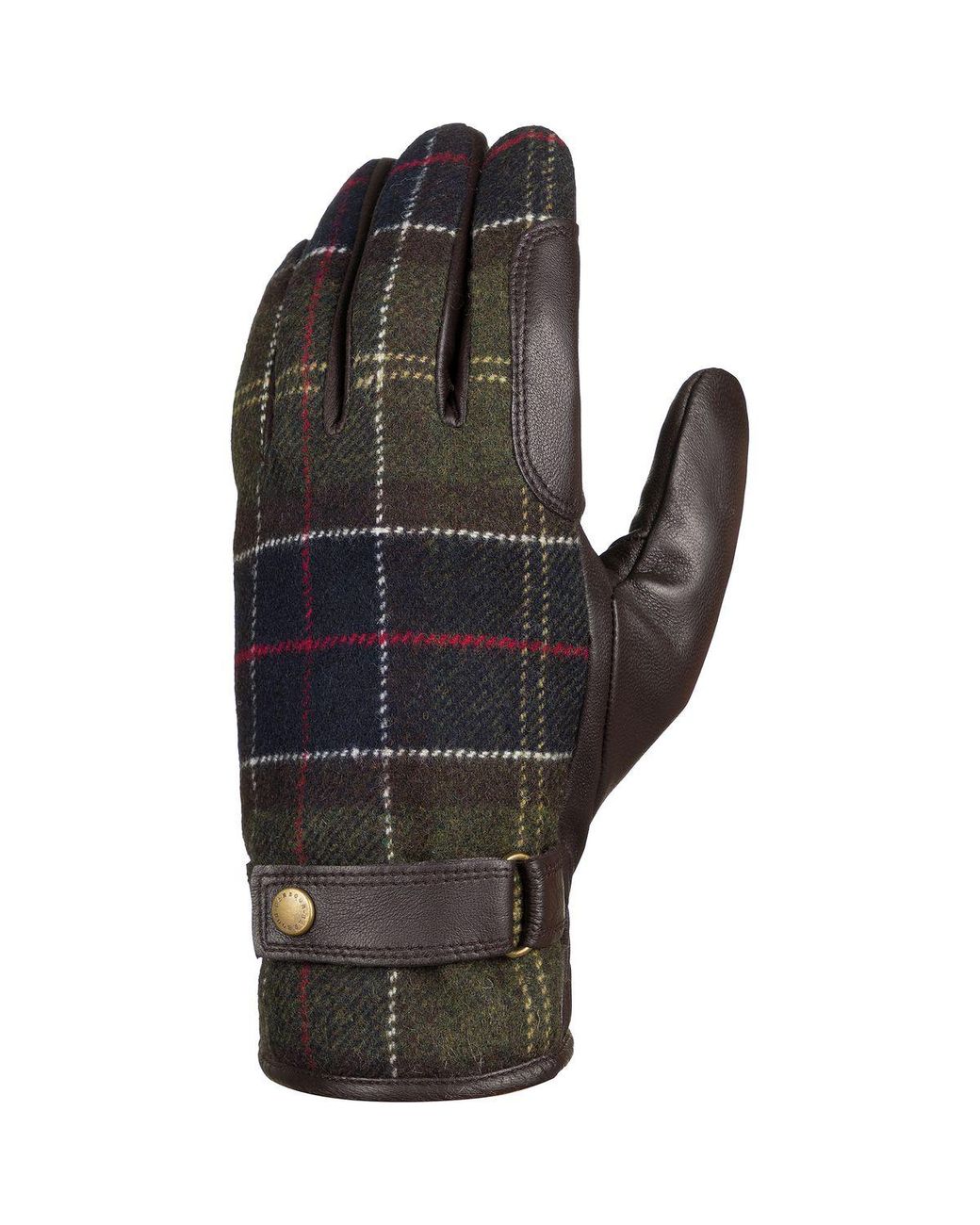barbour tartan gloves