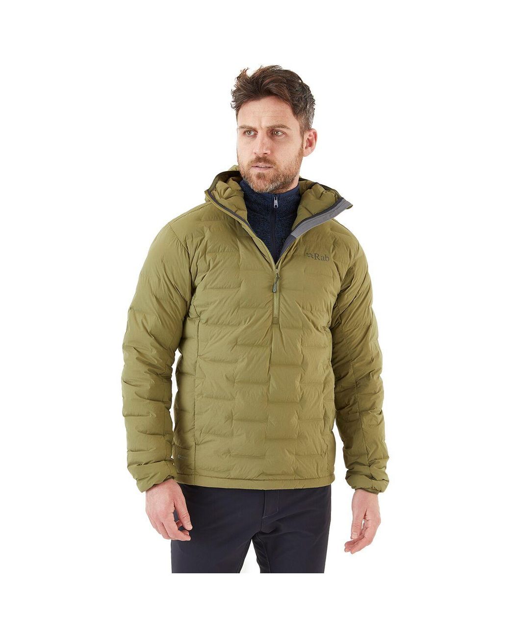 Rab Cubit Stretch Down Smock Jacket in Green for Men Lyst