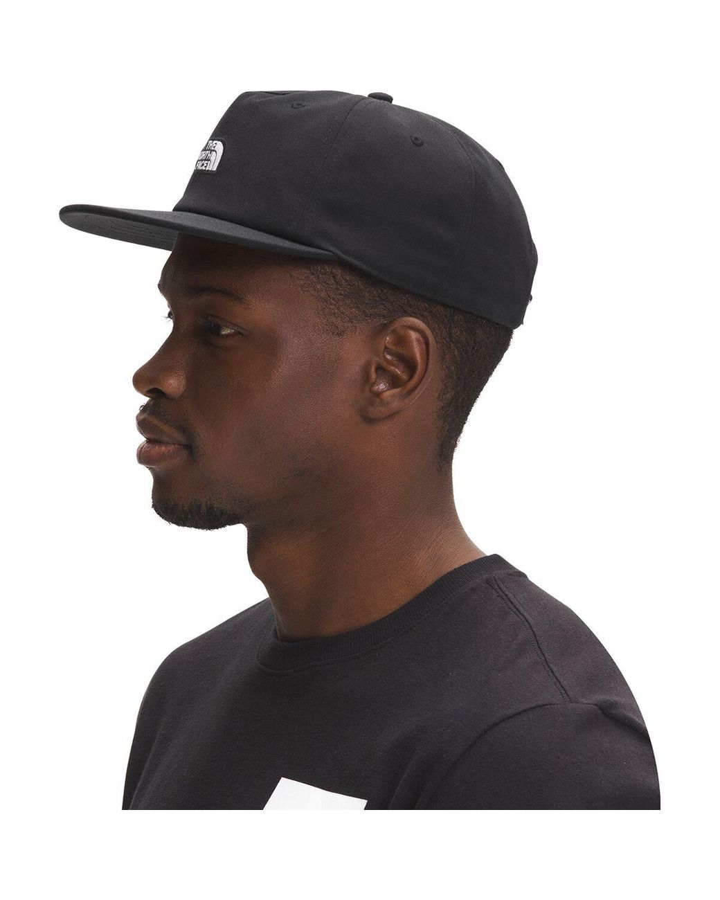 North face 5 panel hat black sale