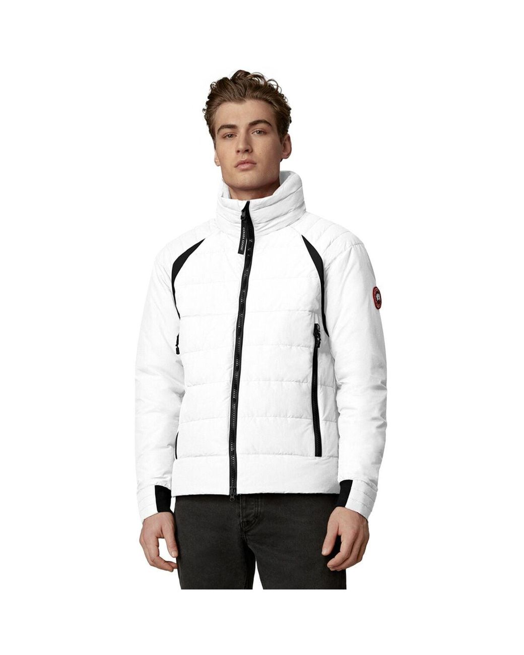 Canada Goose Hybridge Base Down Jacket in White for Men Lyst