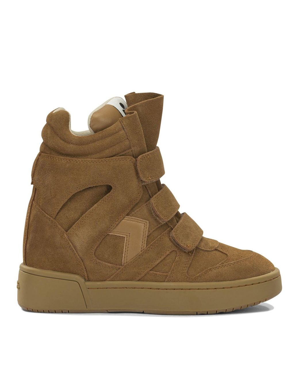 Isabel Marant Brown Im3 High-Top Suede Sneakers