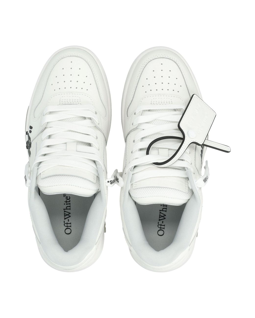 Off-White c/o Virgil Abloh Metallic Out Of Office Sneakers For Walking for men
