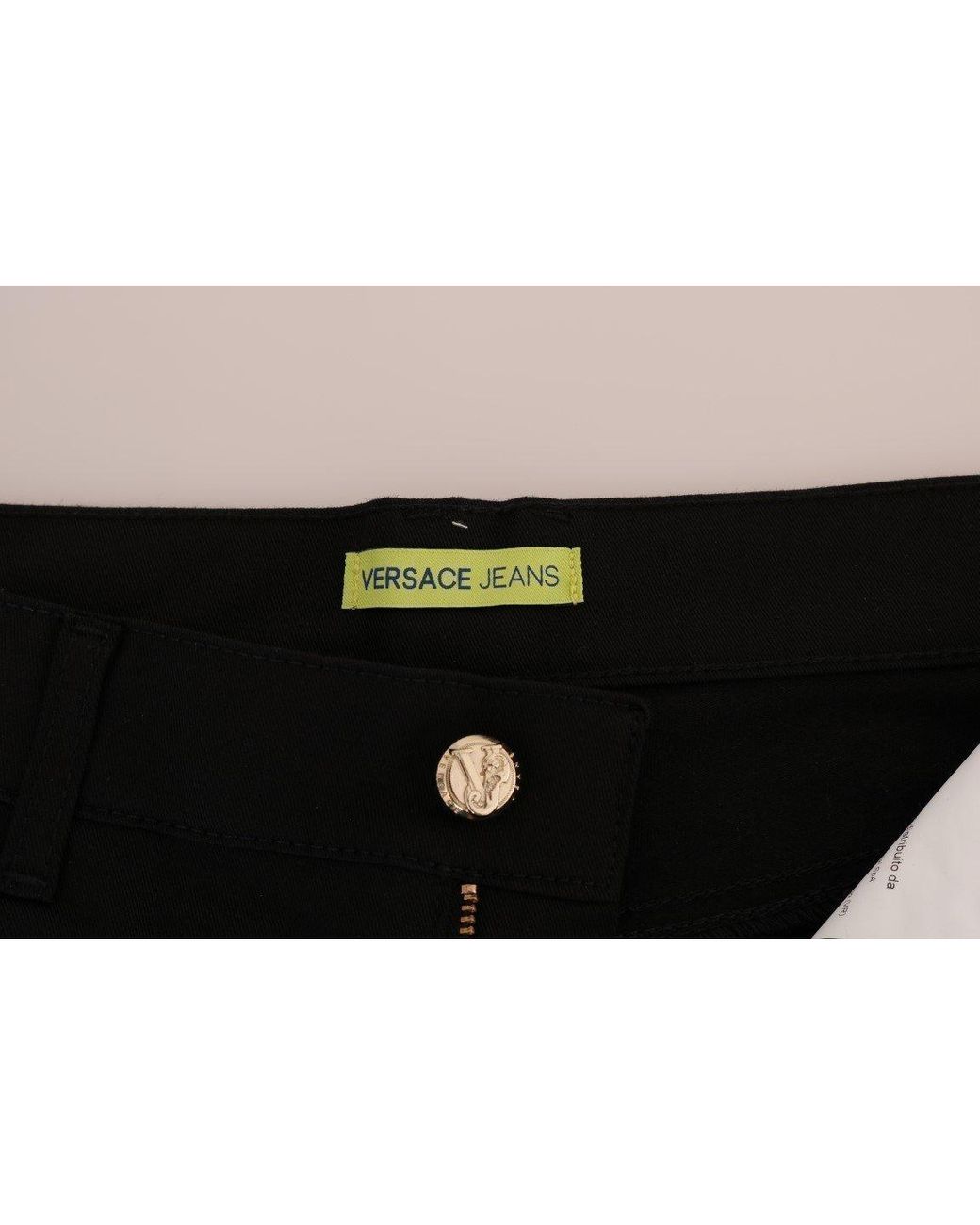 versace stretch pants