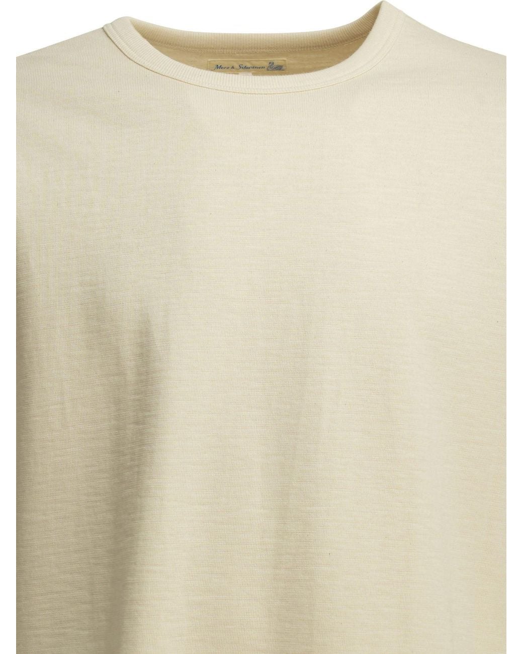 Merz B. Schwanen Natural "The Originals" Crewneck T Shirt
