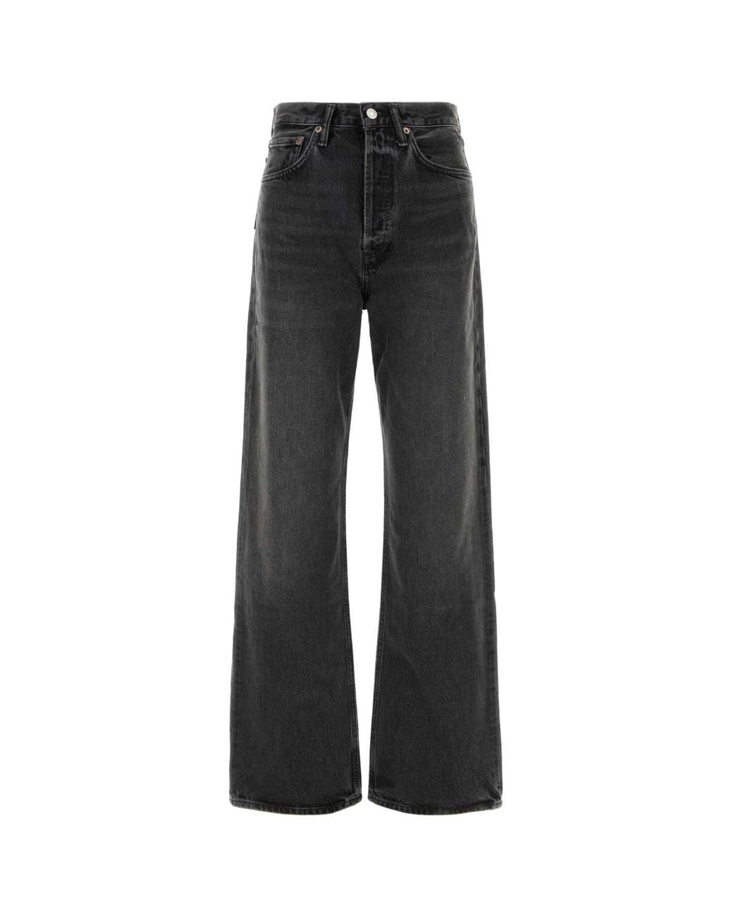 Agolde Black Recycled Cotton Denim Jeans