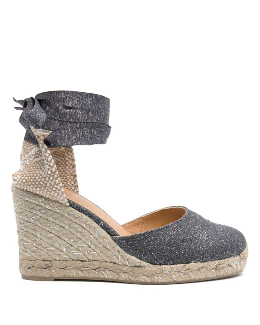 Castaner Natural Carina Raffia Wedge Espadrilles Sandal