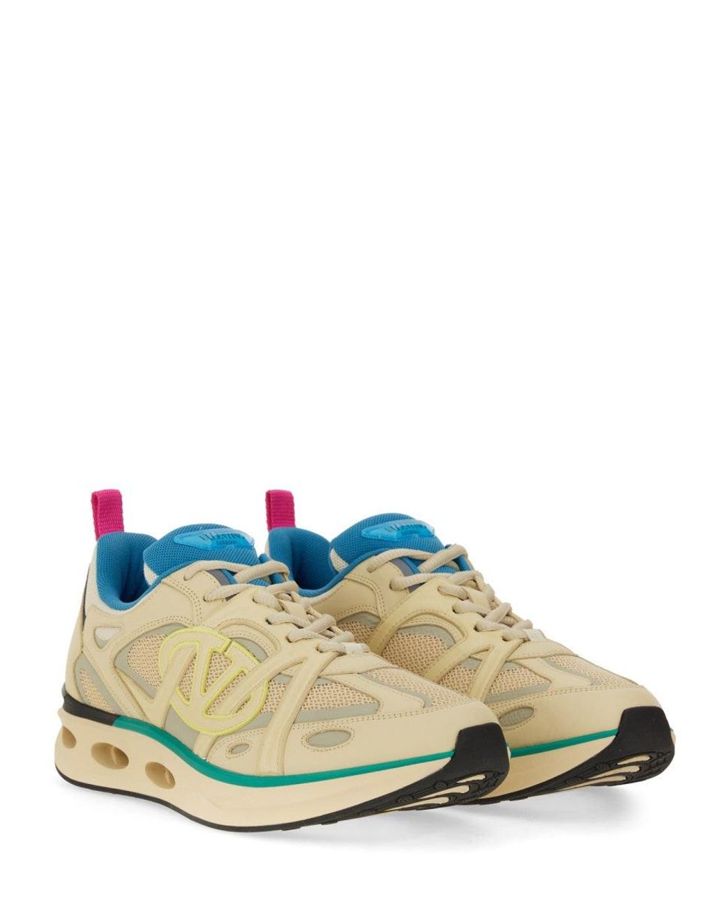 Valentino Garavani Blue Vlogo Easyjog Low-Top Sneaker for men