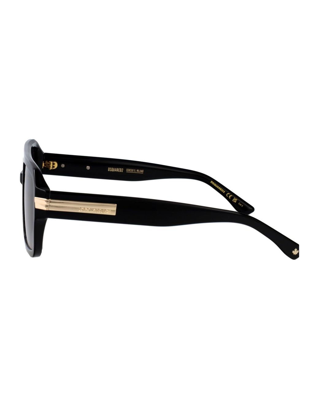 DSquared² Black Acetate Sunglasses