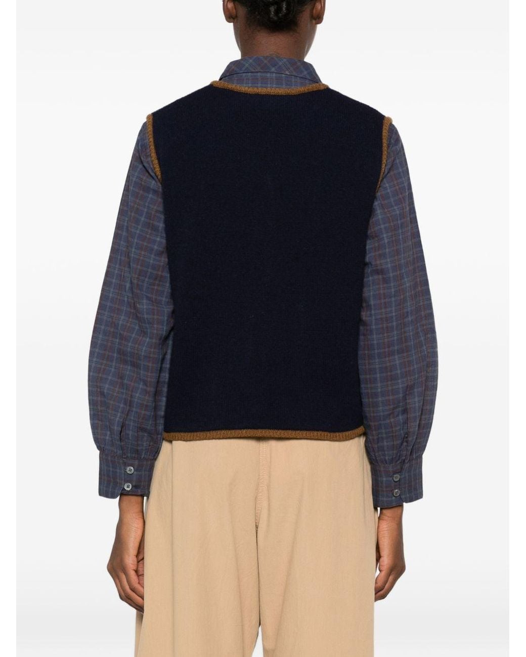 Moismont Blue Angele Wool Cardigan