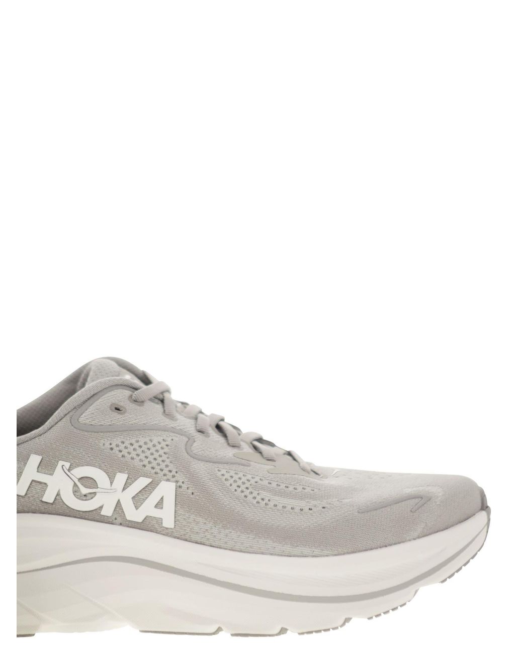 Hoka One One White Clifton 10 for men