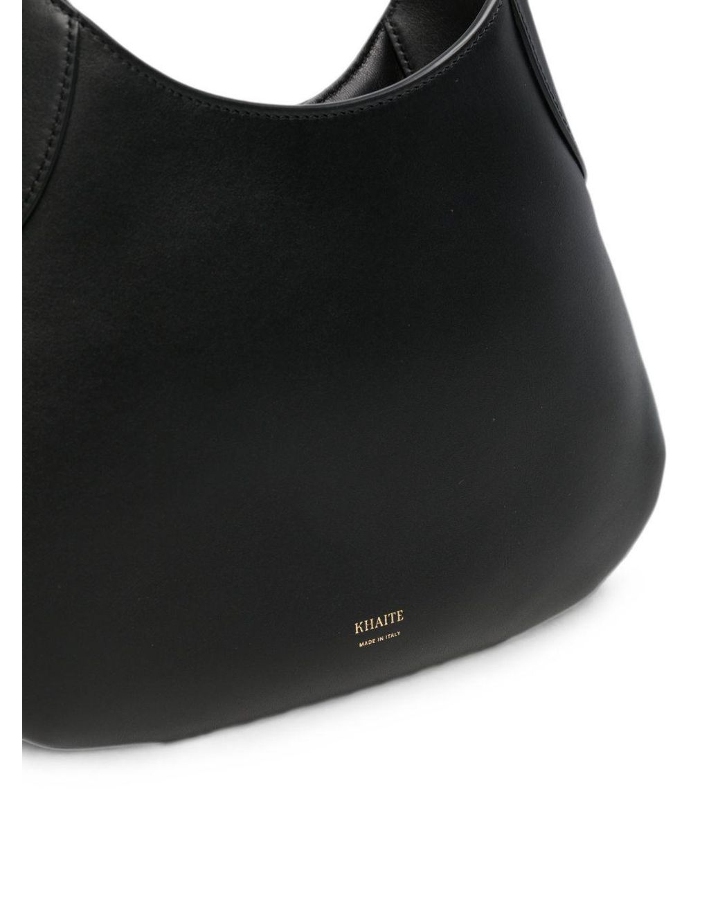 Khaite Black Joan Small Leather Hobo Bag