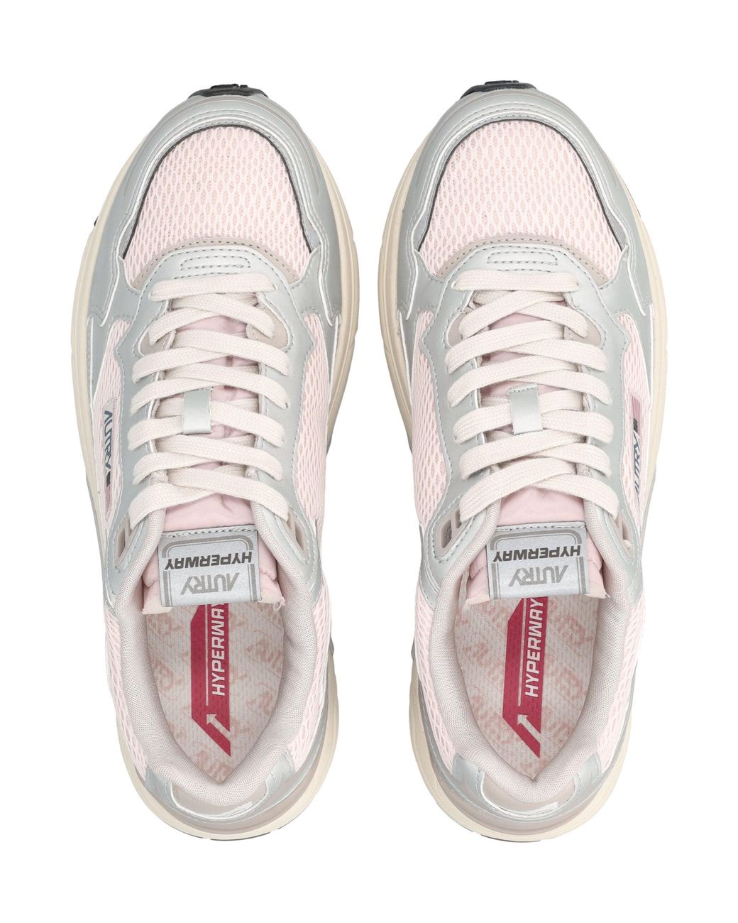Autry White Mesh Athletic Sneakers