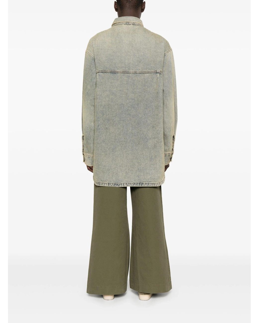 Entire studios Gray Herculean Shirt Surface Wave