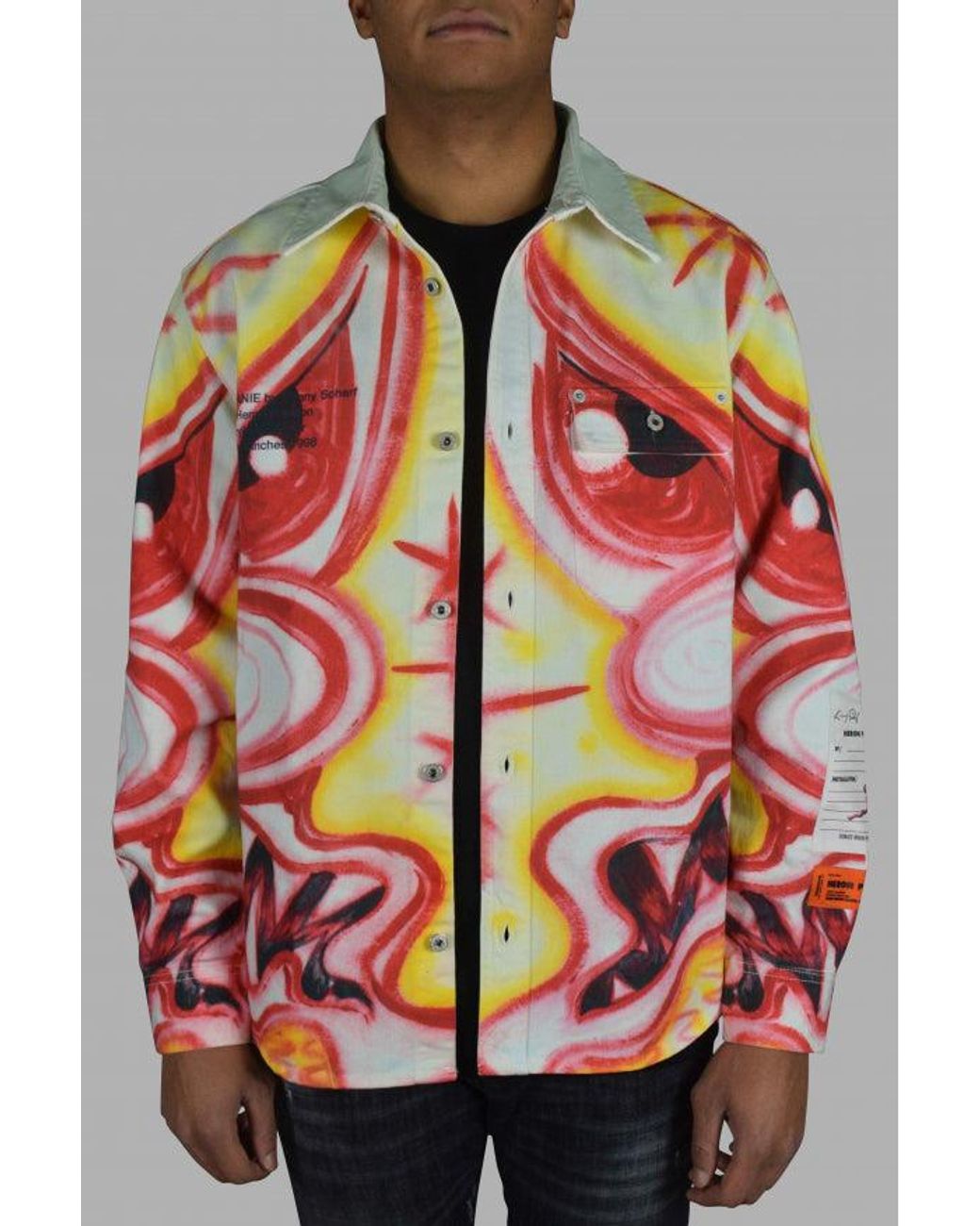 Heron Preston Multicolored Denim Jacket for men