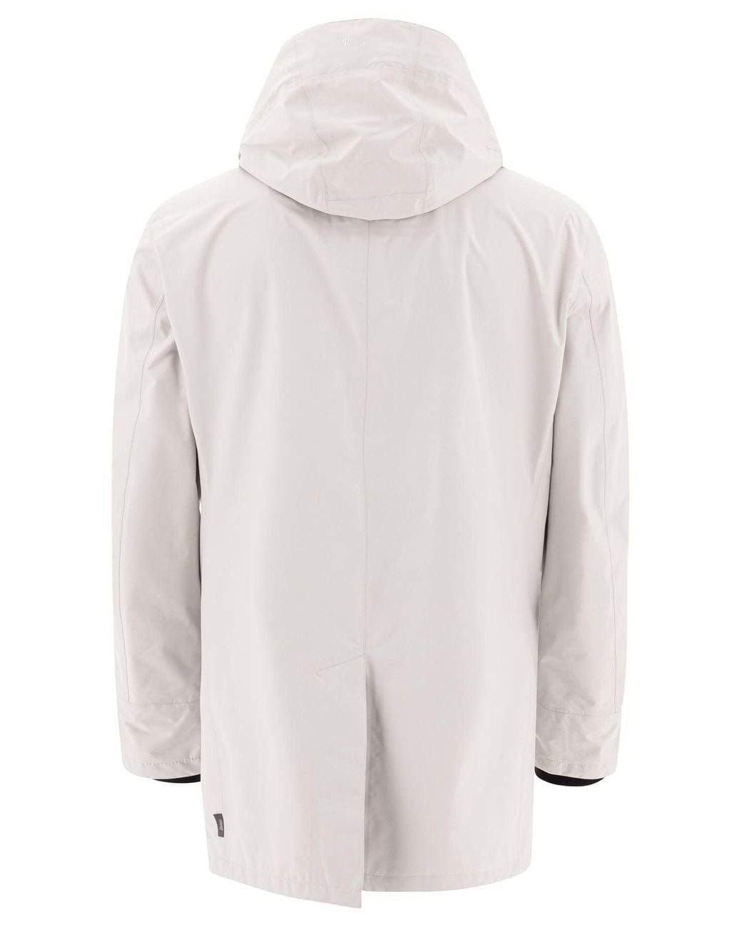 Herno White Lightweight Spring Coat for men