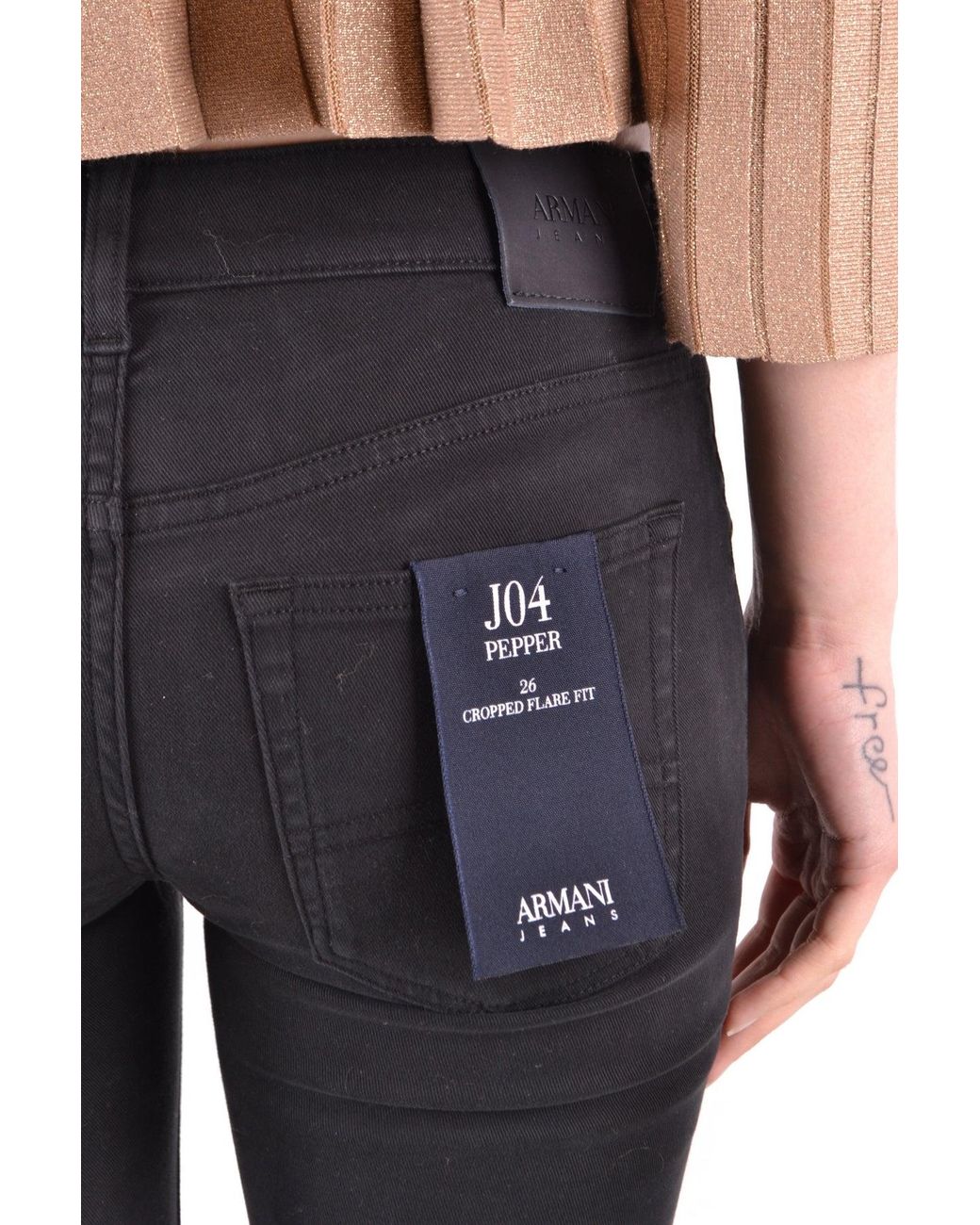 Pantalones vaqueros regular Armani Jeans de color Black