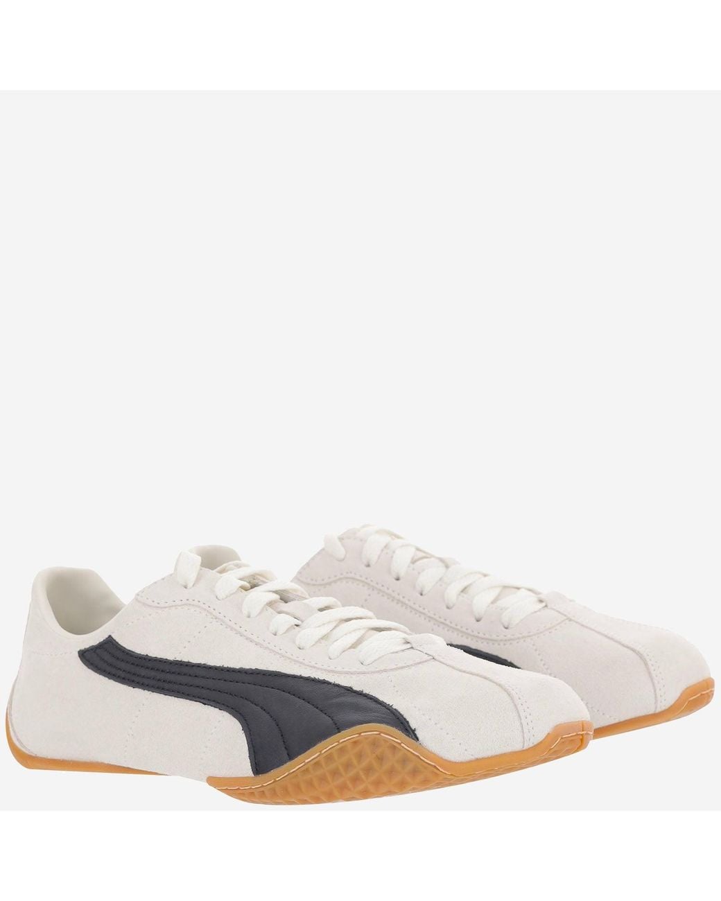 PUMA White K Street Sneakers