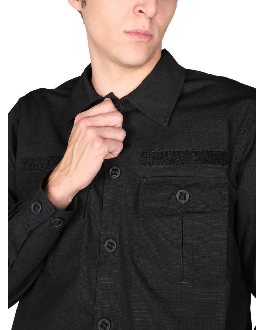 ArkAir Black Utility Shirt for men