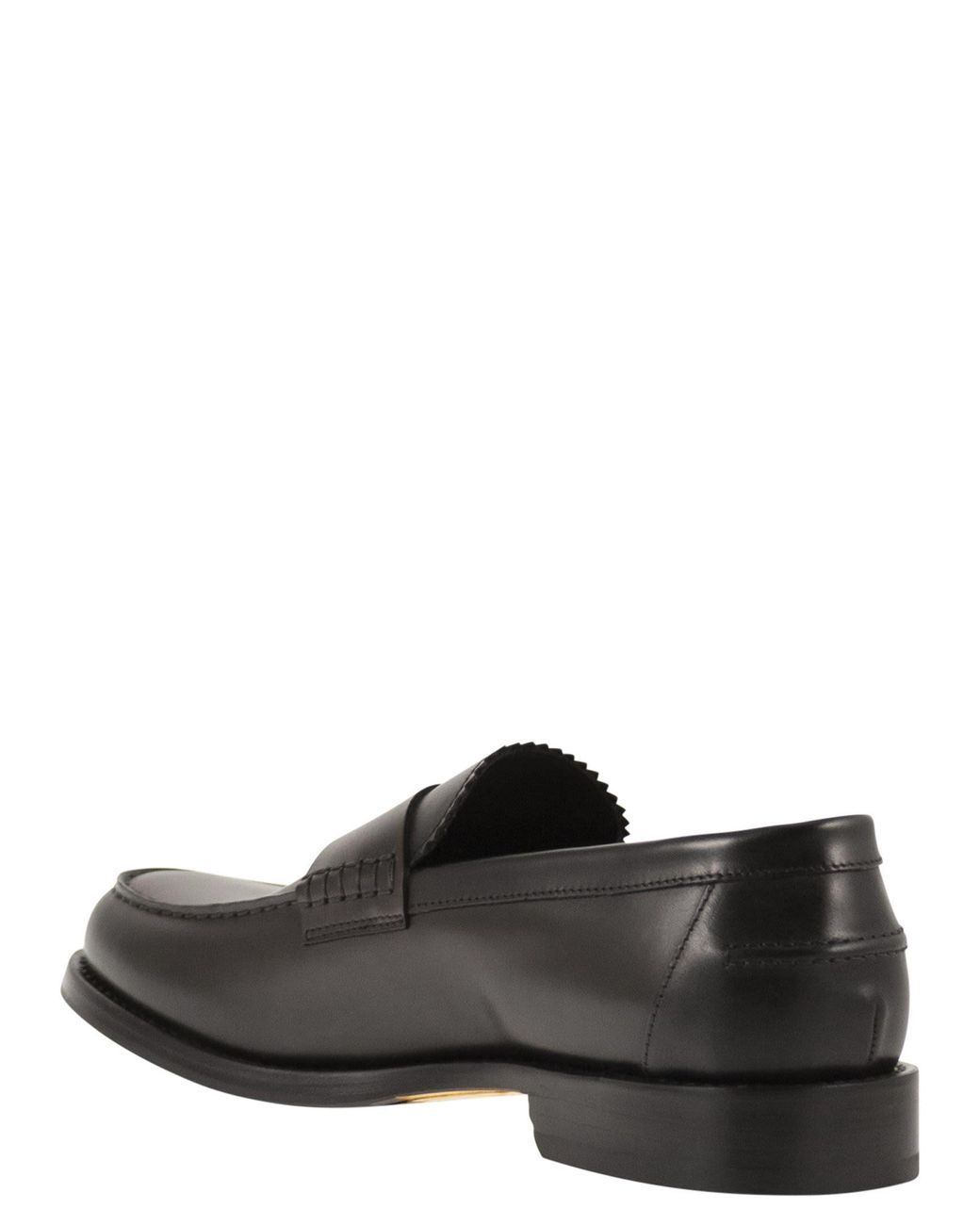 Doucal's Penny-Loafer aus Leder in Black für Herren