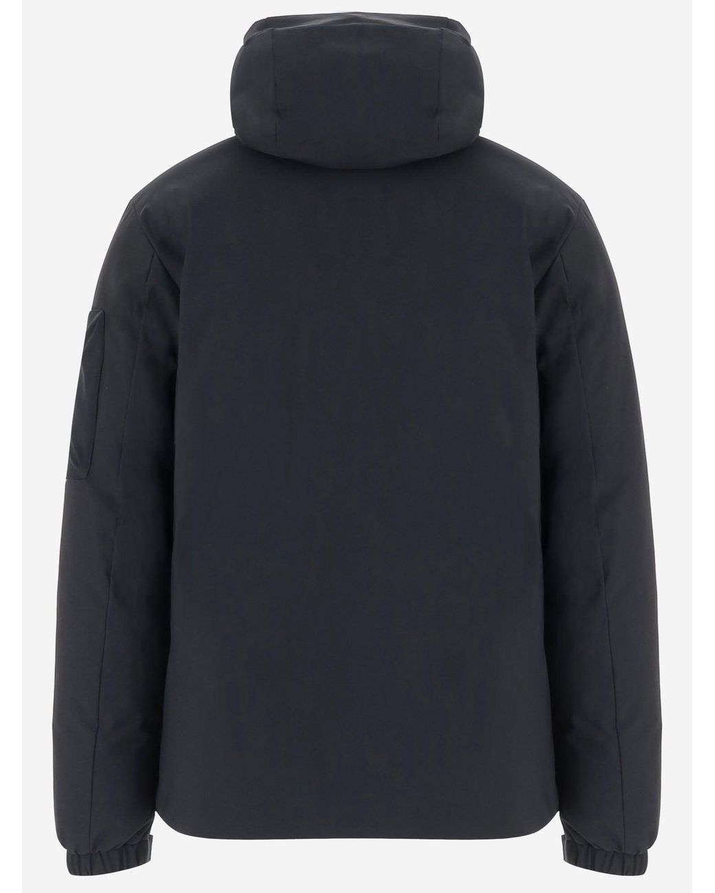 Save The Duck Blue Technical Hooded Nylon Jacket Polyester