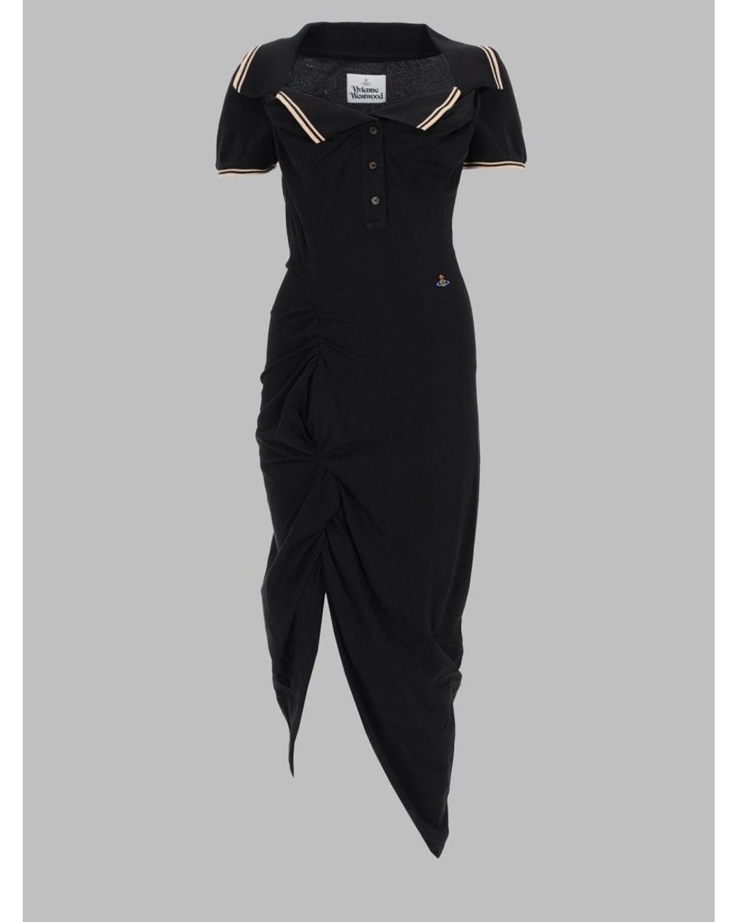 Vivienne Westwood Black Abito "Long Monday Pulling"