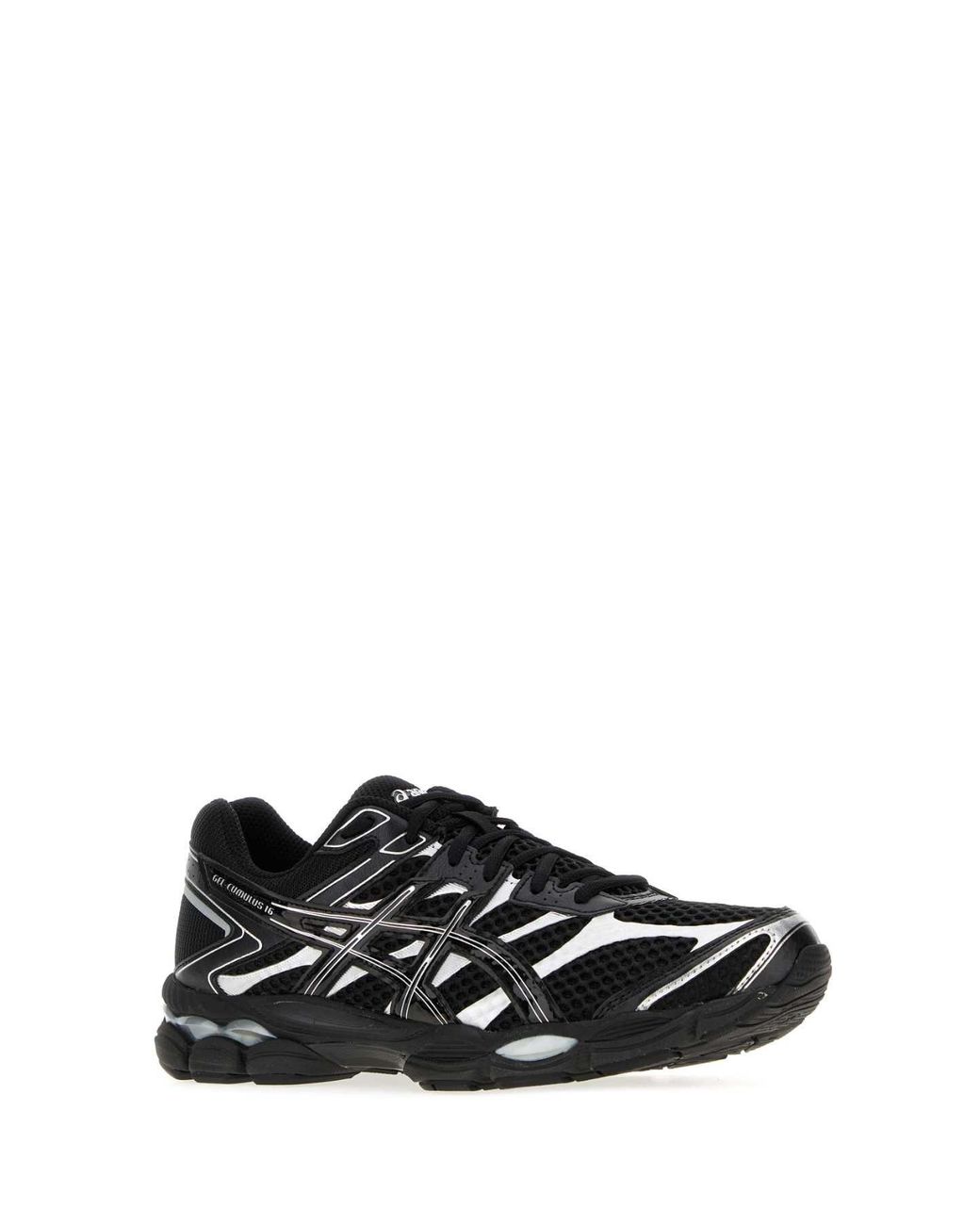 Asics Black Fabric Gel Cumulus 16 Sneakers