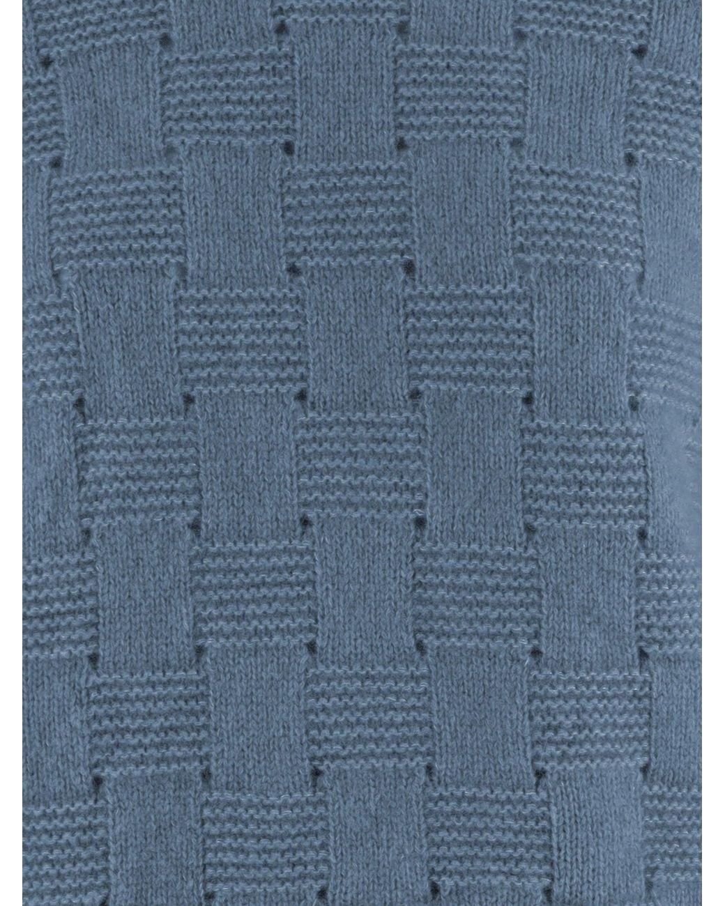 Allude Blue Cashmere And Silk Sweater