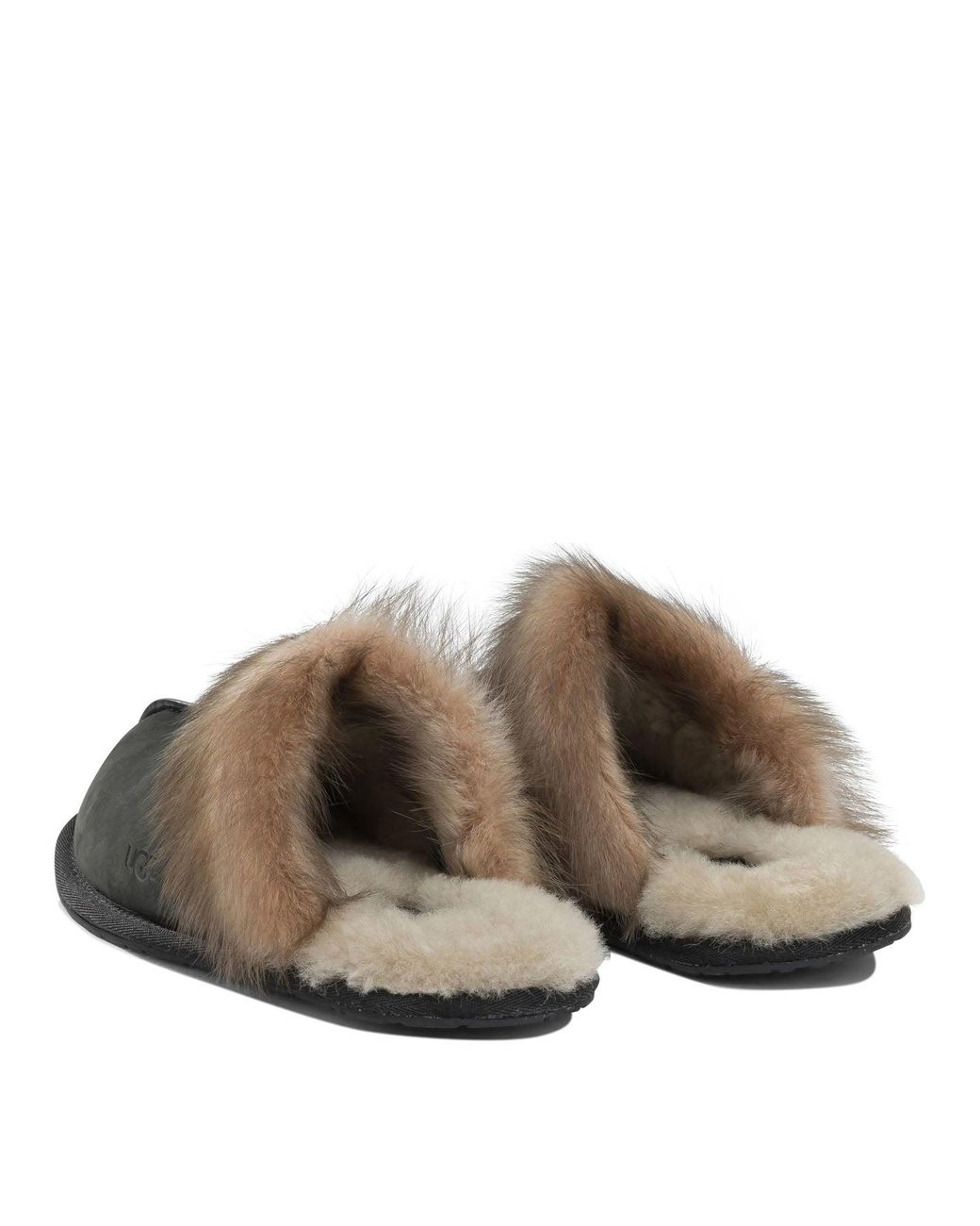 Ugg Brown "Scuffette" Slippers