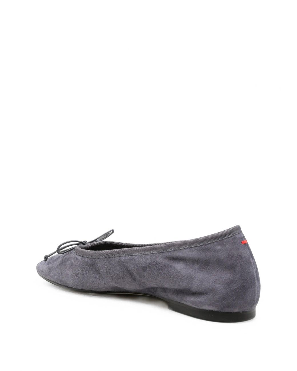 Aeyde White Tiby Kid Suede Leather Dusty
