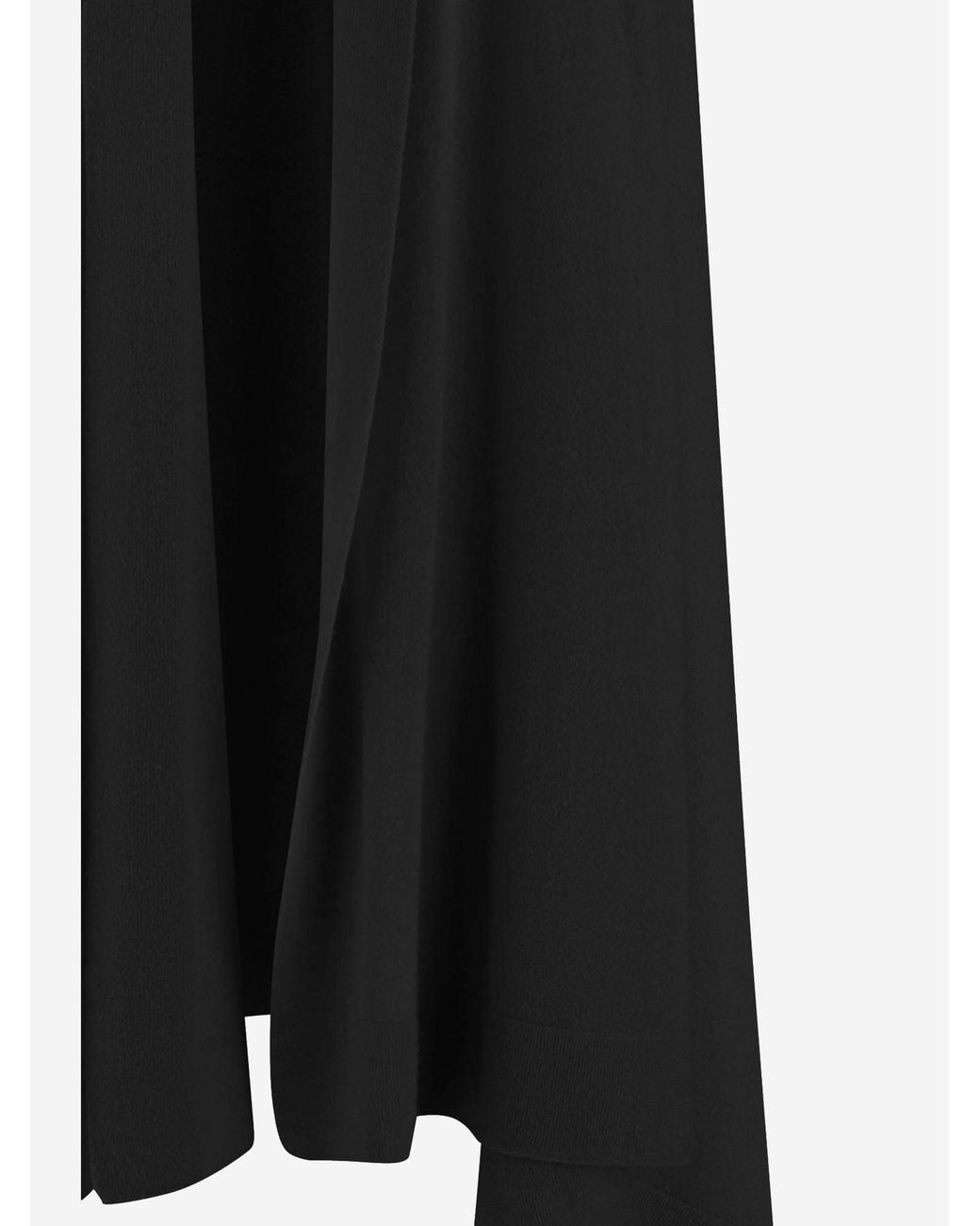 Sa Su Phi Black Long Cashmere And Silk Knit