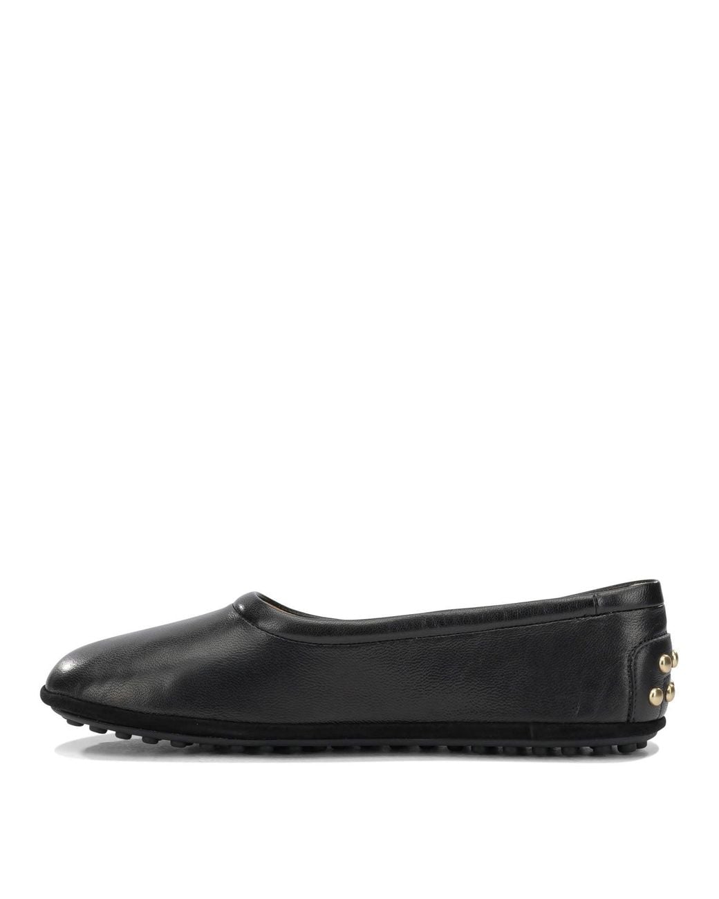 Tod's Black Ballerinas