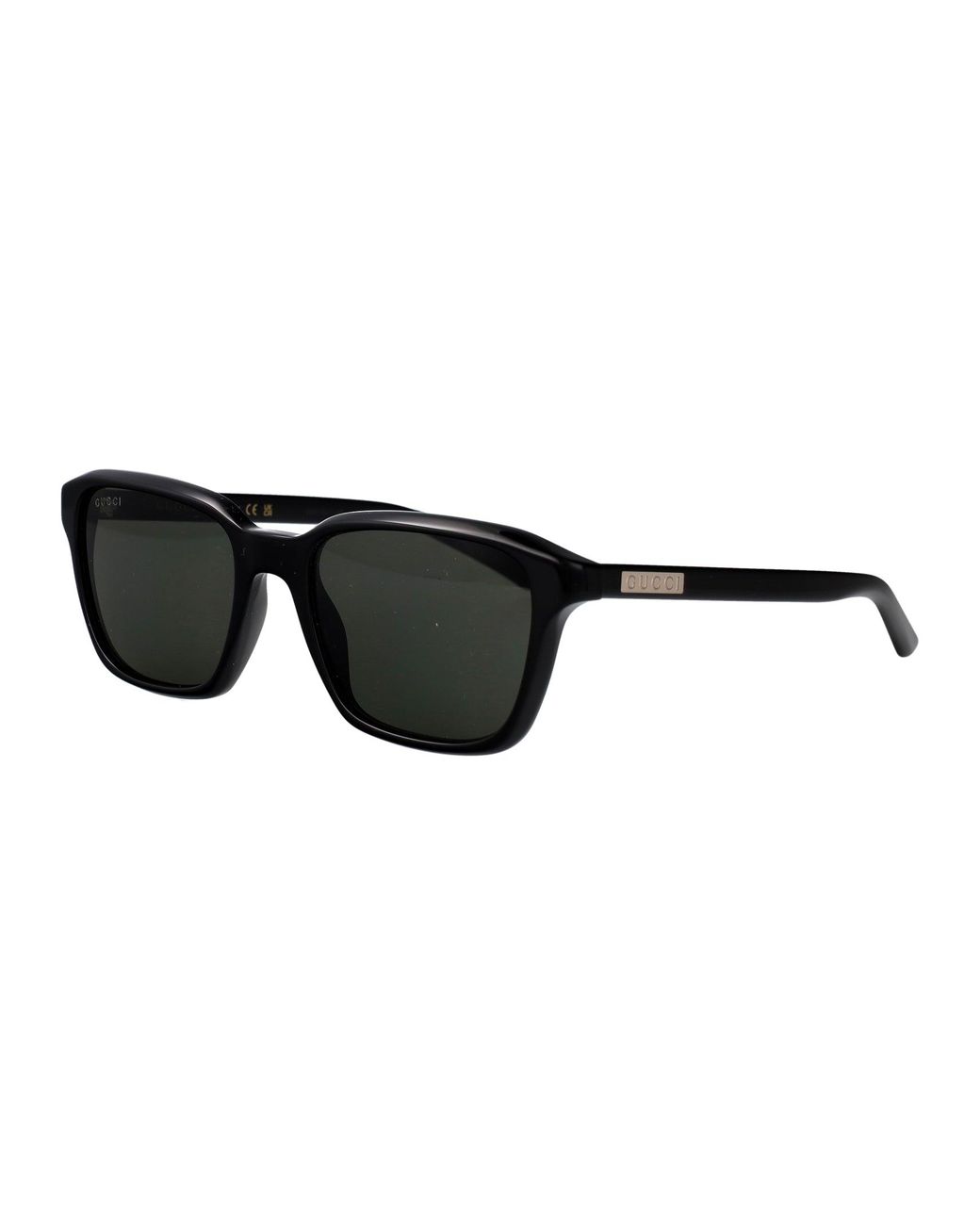 Gucci Black Squared Sunglasses Gg2078 S 001