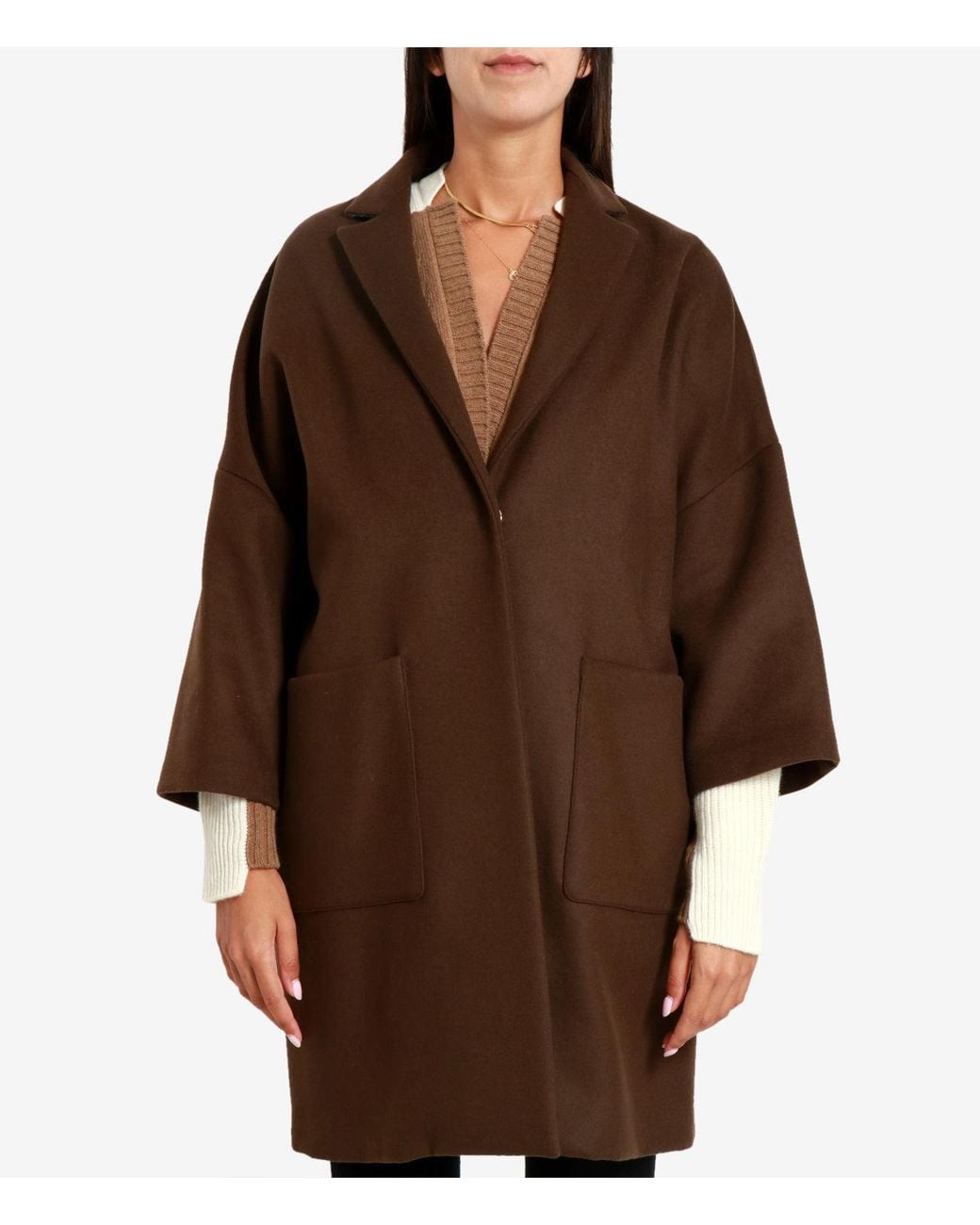 Semicouture Brown Coats