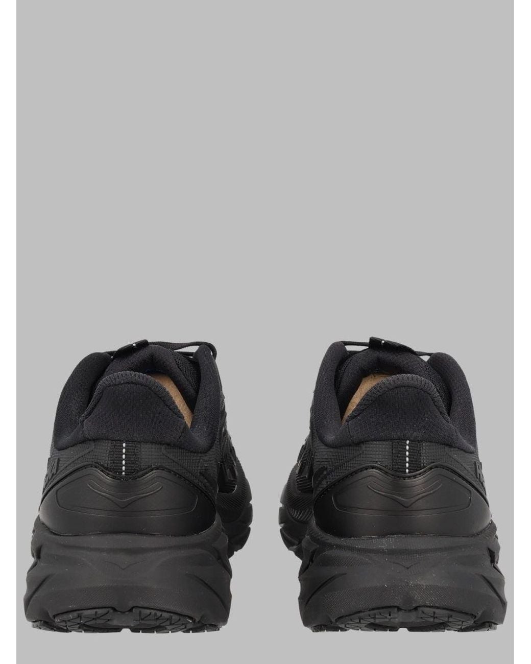 Hoka One One Black Hoka-Style Performance Sneakers