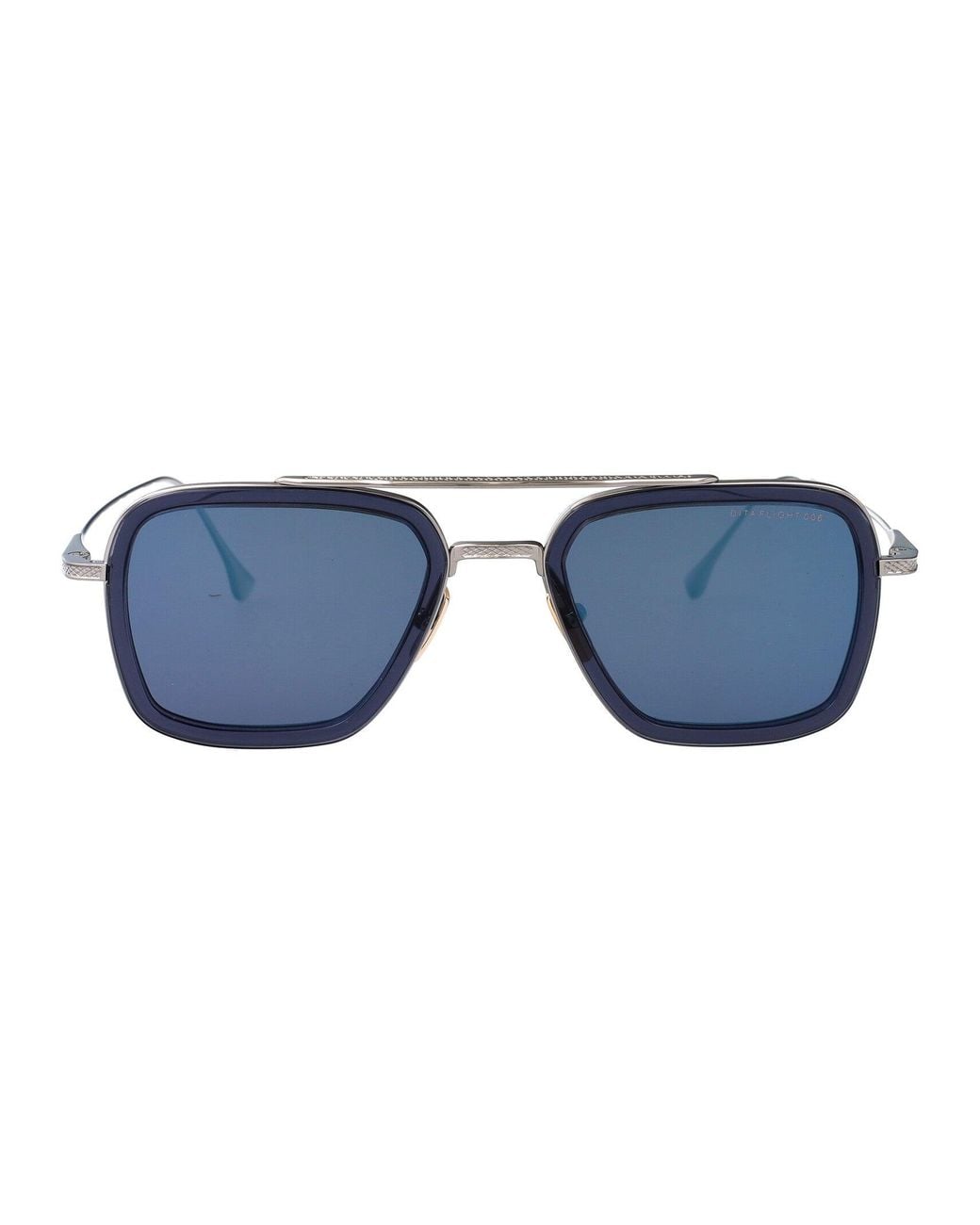Dita Eyewear Blue Aviator Sunglasses 7806 A Smk Pld Smk Pld