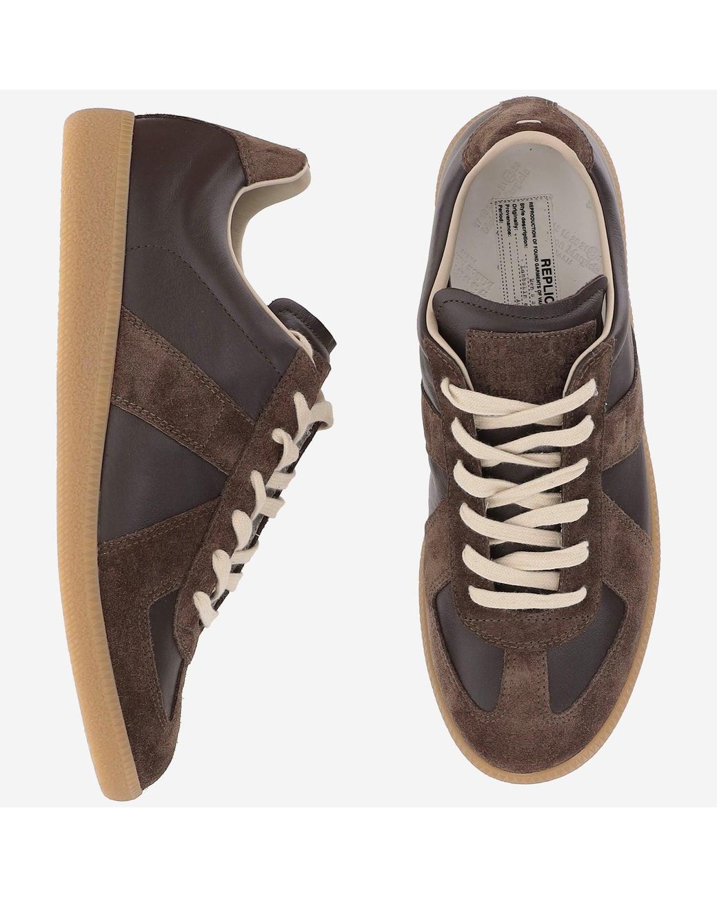 Maison Margiela Brown Replica Sneakers